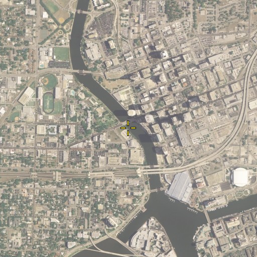 Aerial/Satellite Image of Kennedy Bridge, FL
