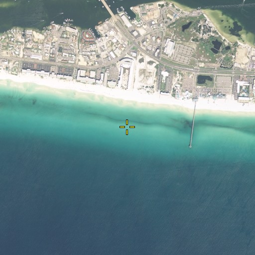 Aerial/Satellite Image of Brooks Bridge, FL