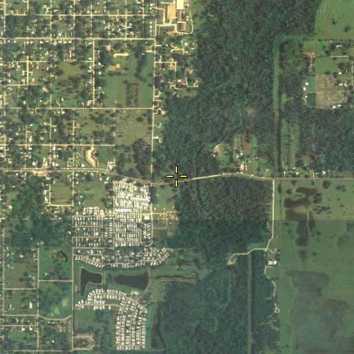 Aerial/Satellite Image of John Singletary Bridge, FL