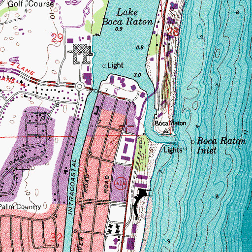 Topographic Map of Haven Ashe Bridge, FL
