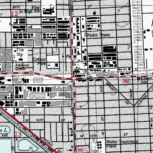 Topographic Map of Sunrise Presbyterian Church Preschool, FL