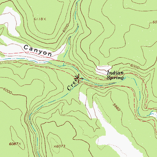 Topographic Map of Clover Creek, AZ