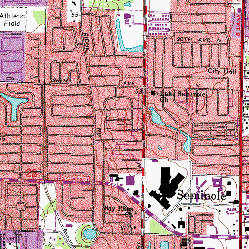 Topographic Map of Testing and Remediation Center/Rivendell Academy, FL