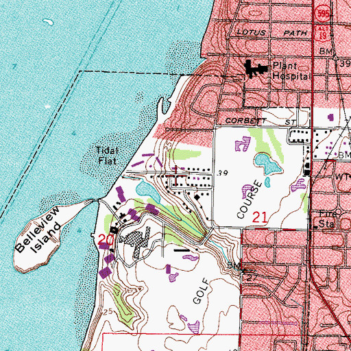 Topographic Map of Hope Therapeutic Preschool, FL