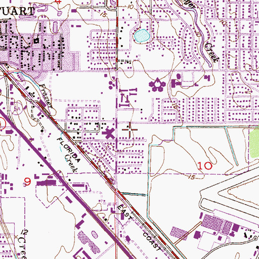 Topographic Map of Saint Michael School, FL