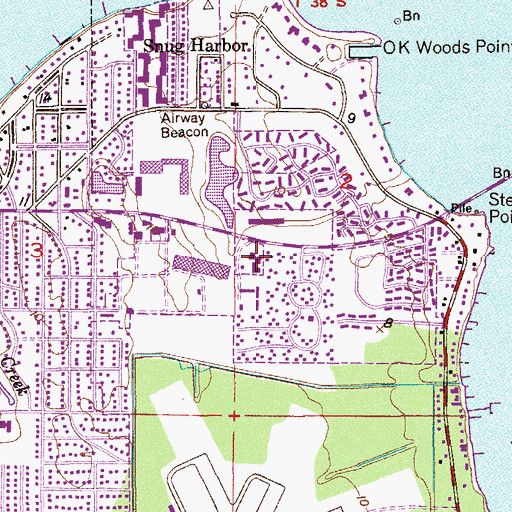 Topographic Map of Redeemer Lutheran School, FL