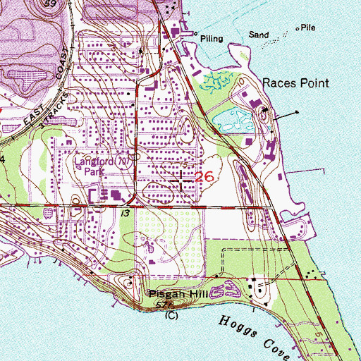 Topographic Map of Cambridge Academy, FL