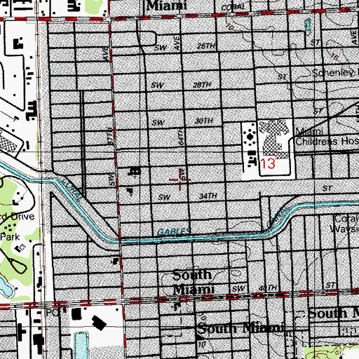 Topographic Map of Highpoint Academy, FL