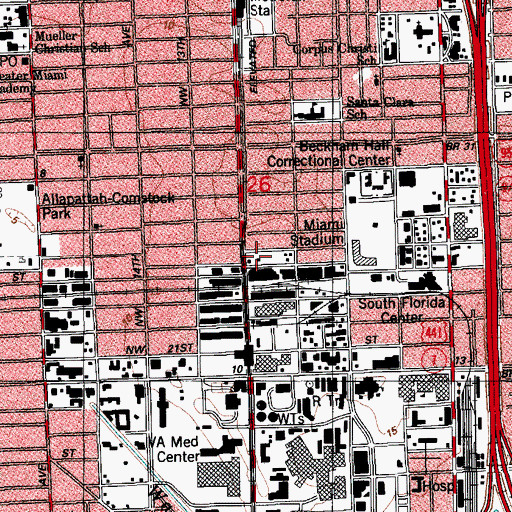 Topographic Map of Learning School Number Two, FL