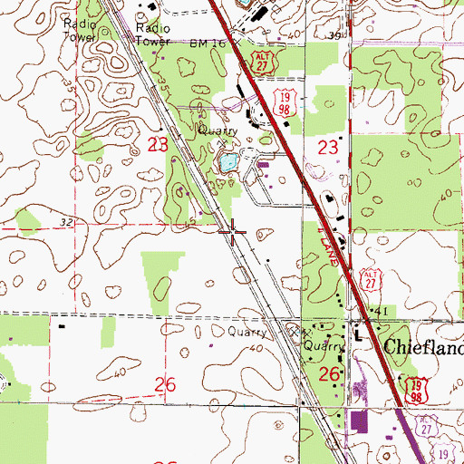 Topographic Map of Ipco Station, FL