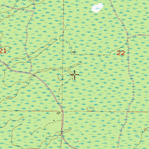 Topographic Map of Camp A, FL