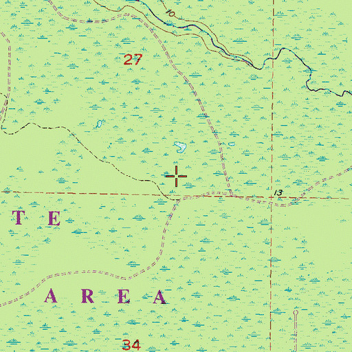Topographic Map of Camp B, FL
