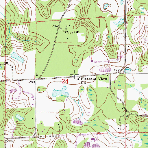 Topographic Map of Cara, FL