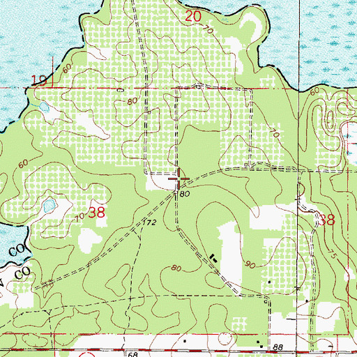 Topographic Map of George I F Clark Grant, FL