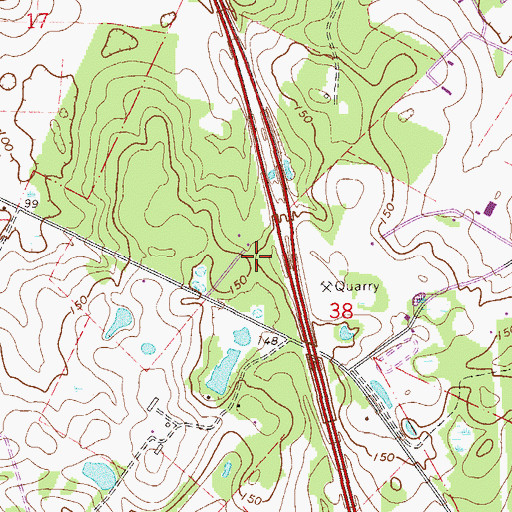 Topographic Map of Stephen Fernandez Grant, FL