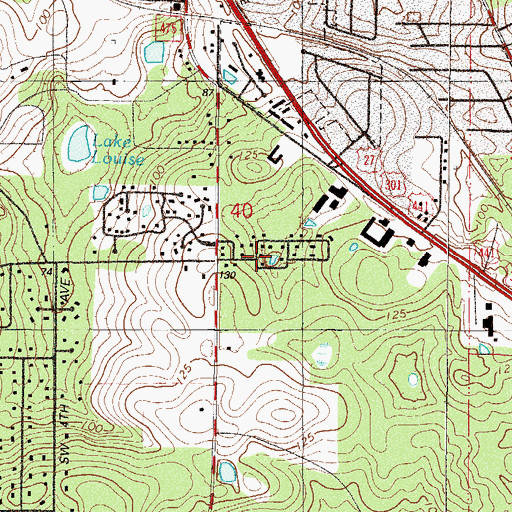 Topographic Map of F P Sanchez Grant, FL