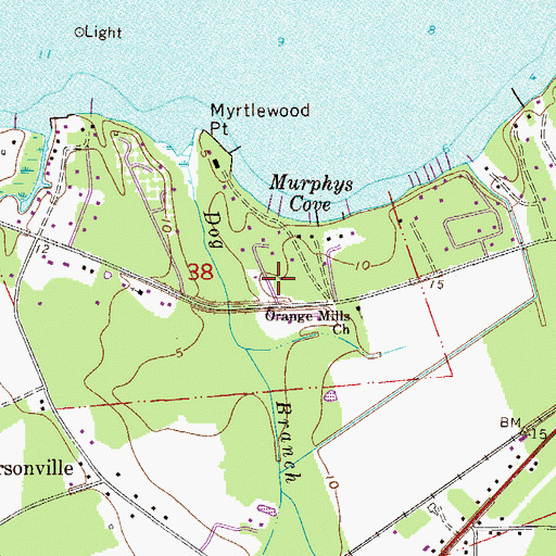 Topographic Map of John Faulk Grant, FL