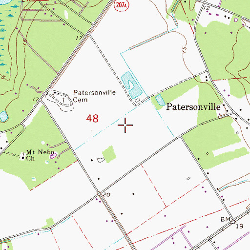 Topographic Map of A Hanran Grant, FL