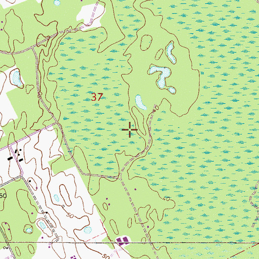 Topographic Map of M E Levy Grant, FL