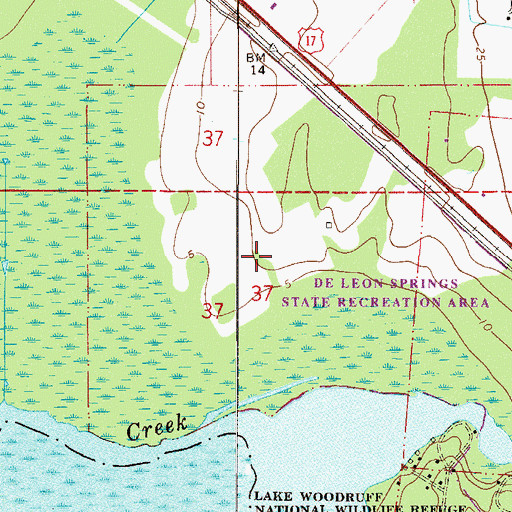 Topographic Map of Heirs of Williams Grant, FL