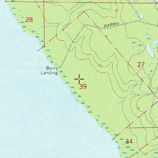 Topographic Map of Heirs of Wiggins Grant, FL