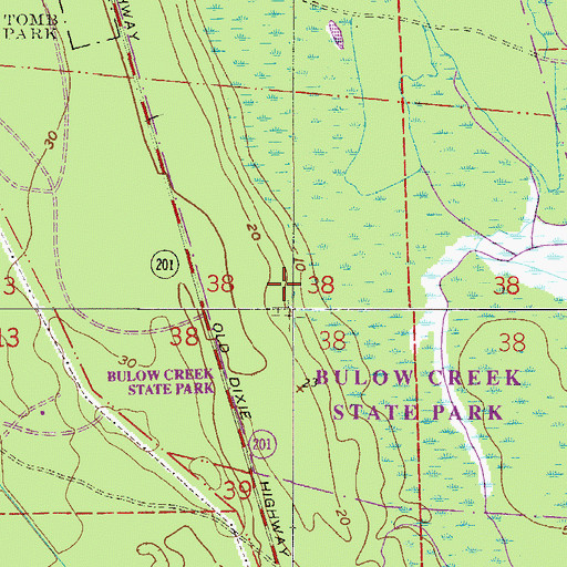 Topographic Map of Robert McHardy Grant, FL