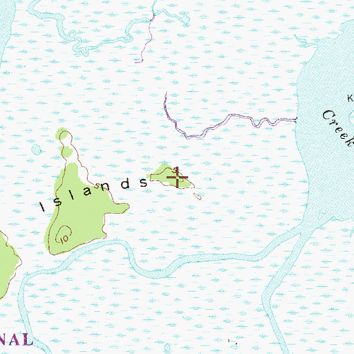 Topographic Map of J Bachlott Grant, FL