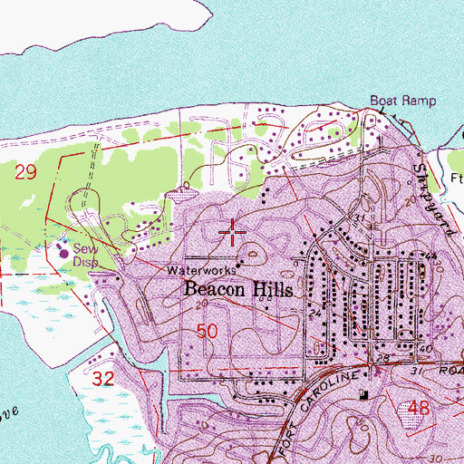 Topographic Map of Andrew Atkinson Grant, FL