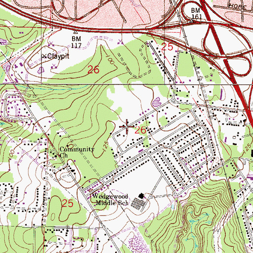 Topographic Map of Francisco Collin Grant, FL