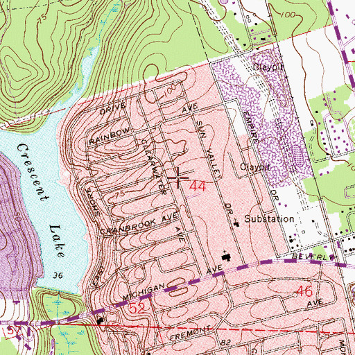 Topographic Map of Antonio Collin Grant, FL