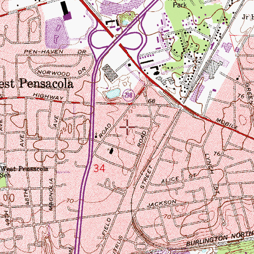 Topographic Map of Juan Dominquez Grant, FL