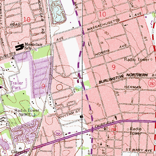 Topographic Map of Charles De Viller Grant, FL