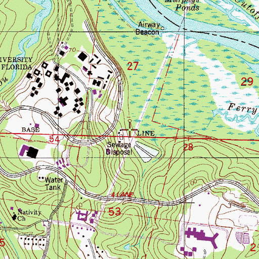 Topographic Map of Salvador Ramiez Grant, FL