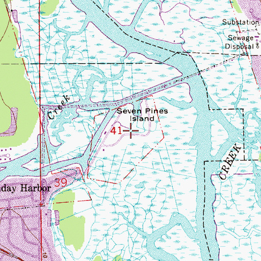 Topographic Map of John Mestre Grant, FL