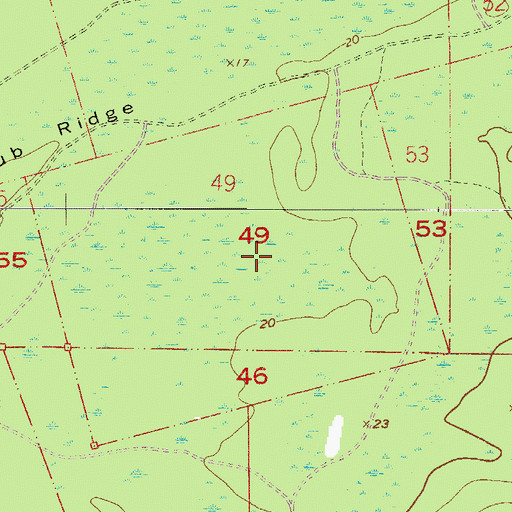 Topographic Map of Charles and George Clarke Grant, FL