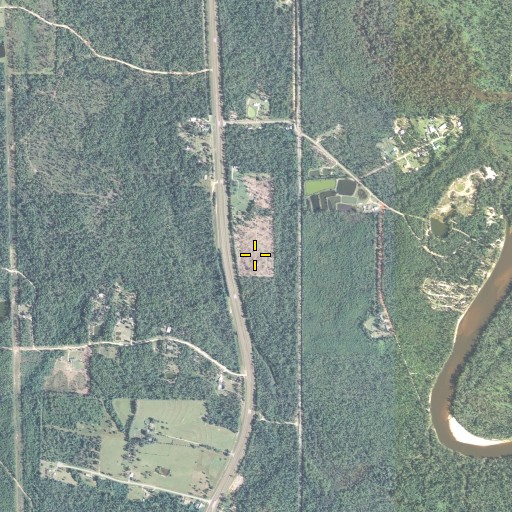 Aerial/Satellite Image of Andrew Mitchell Grant, FL