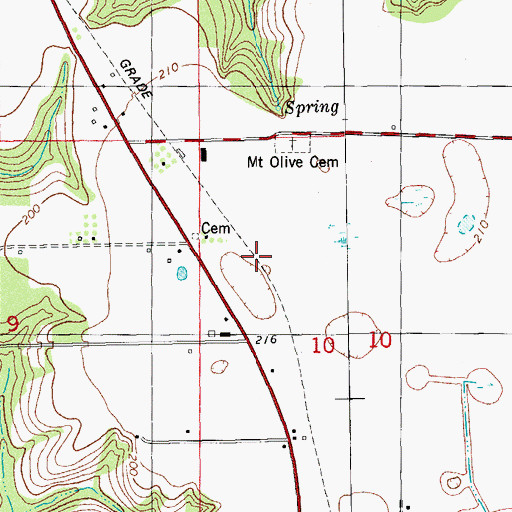 Topographic Map of Alliance Station, FL