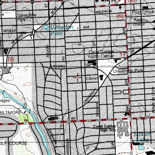 Topographic Map of Hamel School for Children, FL