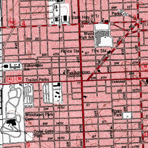 Topographic Map of DaVinci Institute, FL
