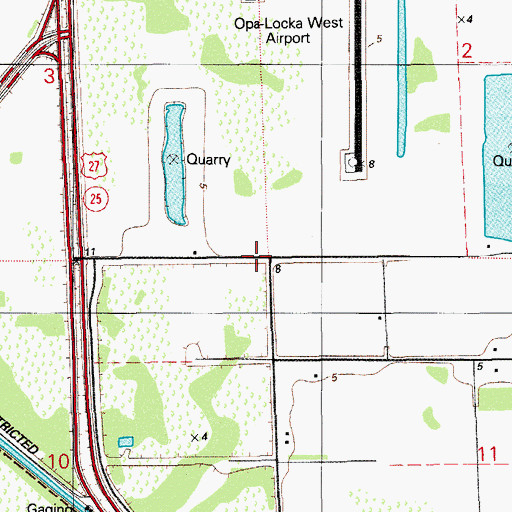 Topographic Map of Happy Day Nursery, FL