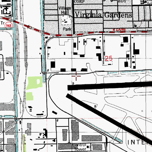 Topographic Map of Saint Paul Lutheran Preschool, FL