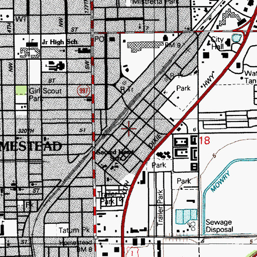 Topographic Map of Florida Christian School, FL