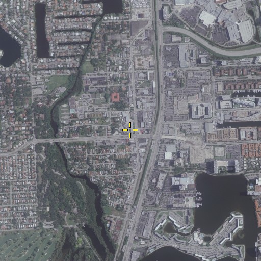 Aerial/Satellite Image of Ojus School, FL