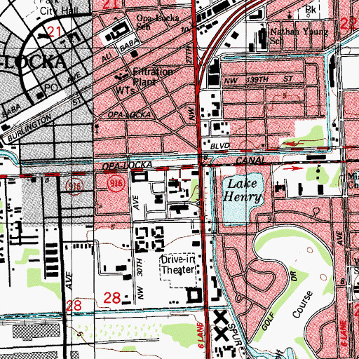 Topographic Map of Our Lady of Perpetual Help Church, FL