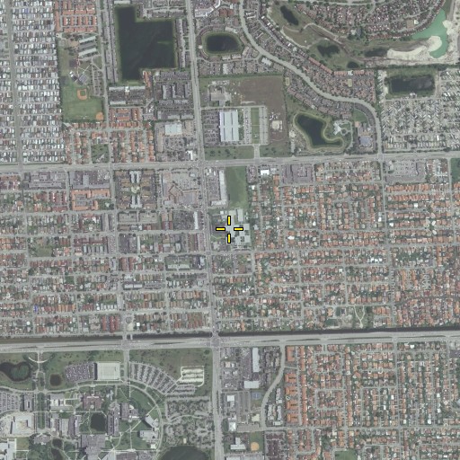 Aerial/Satellite Image of Sweetwater Elementary School, FL