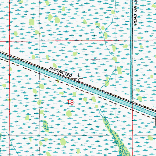 Topographic Map of Aerojet Canal Number C-111, FL
