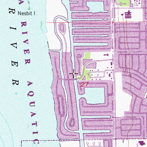 Topographic Map of Tortoise Island, FL