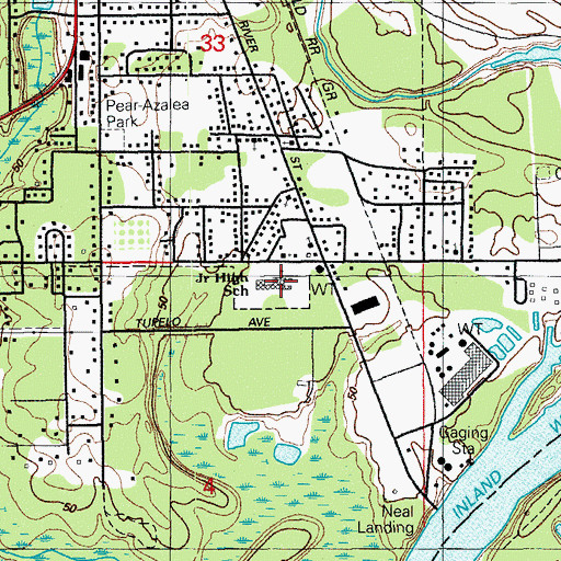 Topographic Map of North Florida Child Development Mayhaw Center, FL