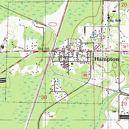 Topographic Map of Souls Outreach Mission, FL