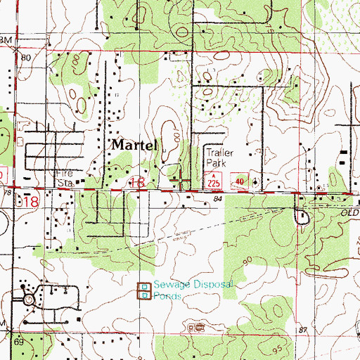 Topographic Map of Lighthouse on the Rock Church, FL